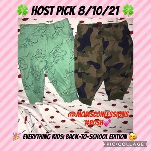 Carter’s 6M bundle of two bottoms 💕 Dino 🦖/Camo